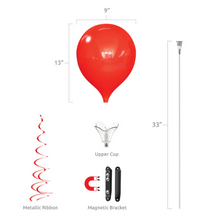 Load image into Gallery viewer, PermaShine® 1-Balloon Bouquet Magnetic Bracket Kit