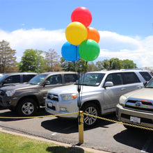 Load image into Gallery viewer, Reusable 5-Balloon Cluster Pole Kit with Pole Brackets & Bands