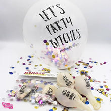Load image into Gallery viewer, Hot Girl Summer / Bachelorette Variety Pack - Clear with Assorted Confetti