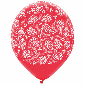 BCT Christmas Pine Cone Print 13" Round (50ct)