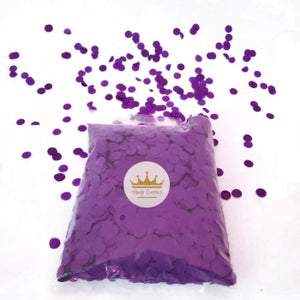 Round Tissue Paper Confetti - Purple 1000g