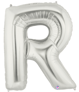 15918SP Megaloons® Letter R Silver