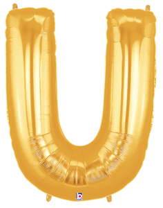 15922GP Megaloons® Letter U Gold