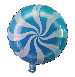18" Blue Candy Swirl