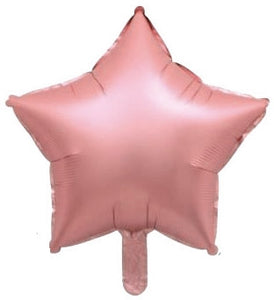 18" Econo-Luxe Satin Chrome Rose Gold Star