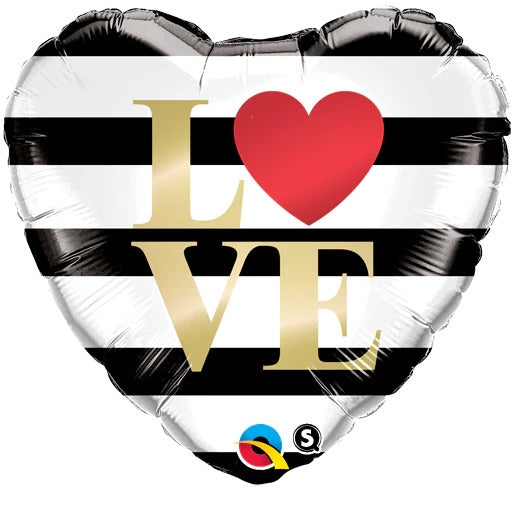 21748 Love Heart Horizontal Stripes