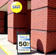Load image into Gallery viewer, DuraBalloon® A-Frame Bracket Kit - Sign not included
