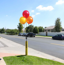 Load image into Gallery viewer, BalloonBobber® 3-Balloon Cluster Pole Kit with Brackets with Screws &amp; Bands
