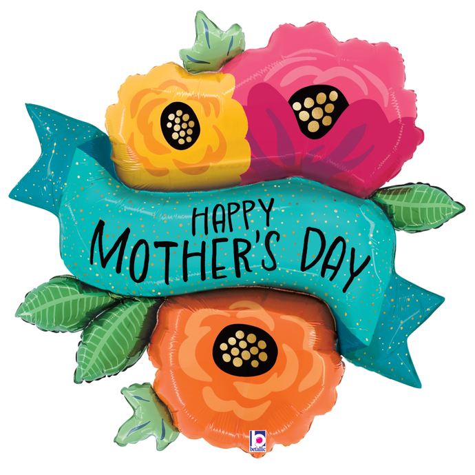 25337 Fresh Flowers Mother's Day Banner