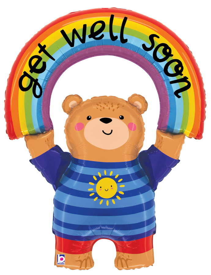 25373 Get Well Rainbow Bear