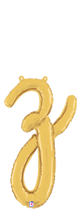 34726GP Script Letter "z" Gold