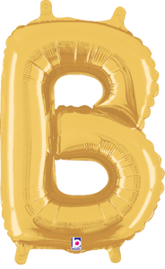 34902GP Letter B Gold 14in
