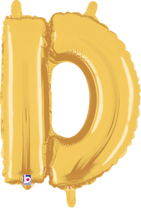 34904GP Letter D Gold 14in