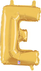 34905GP Letter E Gold 14in