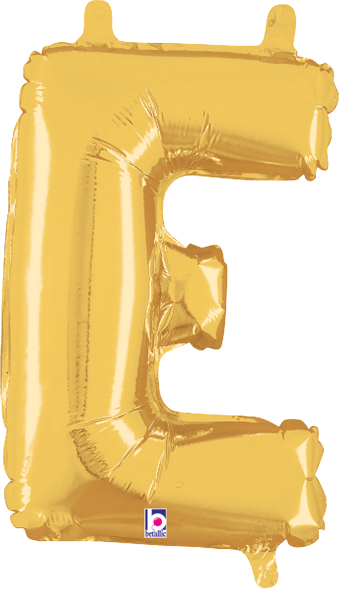 34905GP Letter E Gold 14in