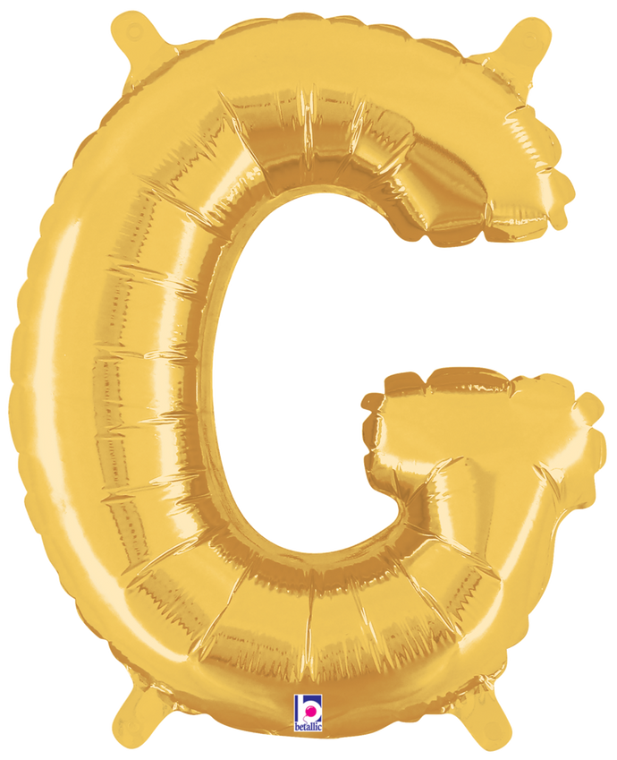 34907GP Letter G Gold 14in
