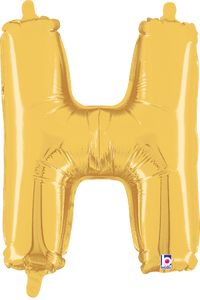 34908GP Letter H Gold 14in