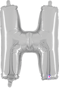 34908SP Letter H Silver 14in