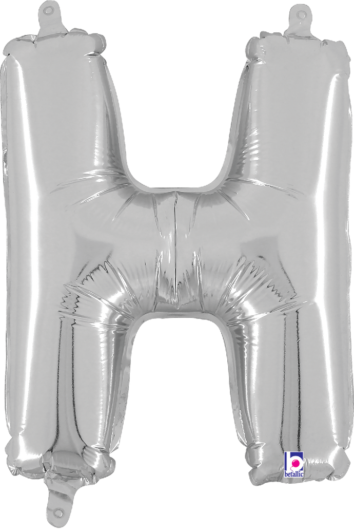 34908SP Letter H Silver 14in