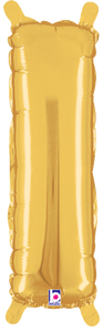 34909GP Letter I Gold 14in