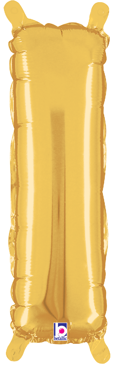 34909GP Letter I Gold 14in