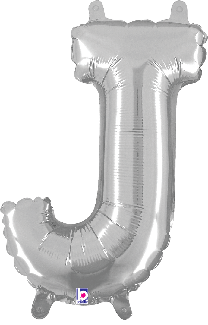 34910SP Letter J Silver 14in