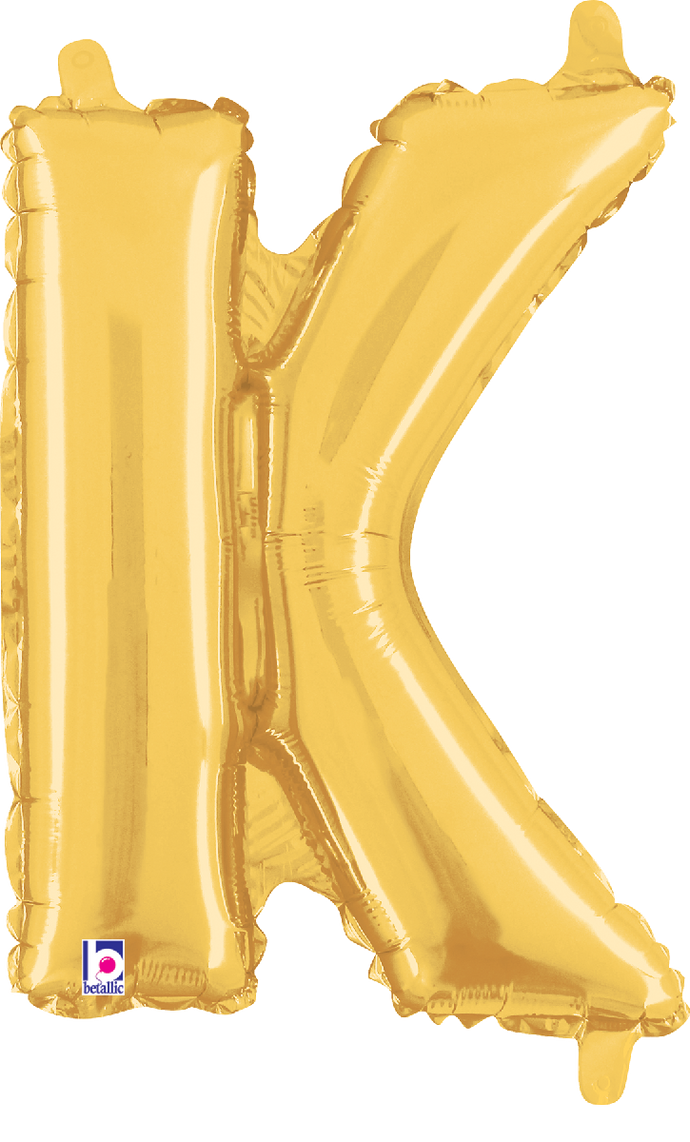 34911GP Letter K Gold 14in