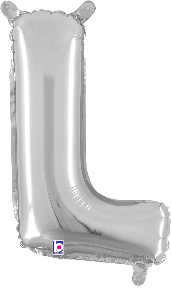34912SP Letter L Silver 14in