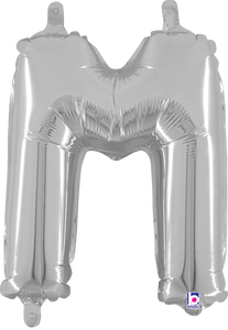 34913SP Letter M Silver 14in