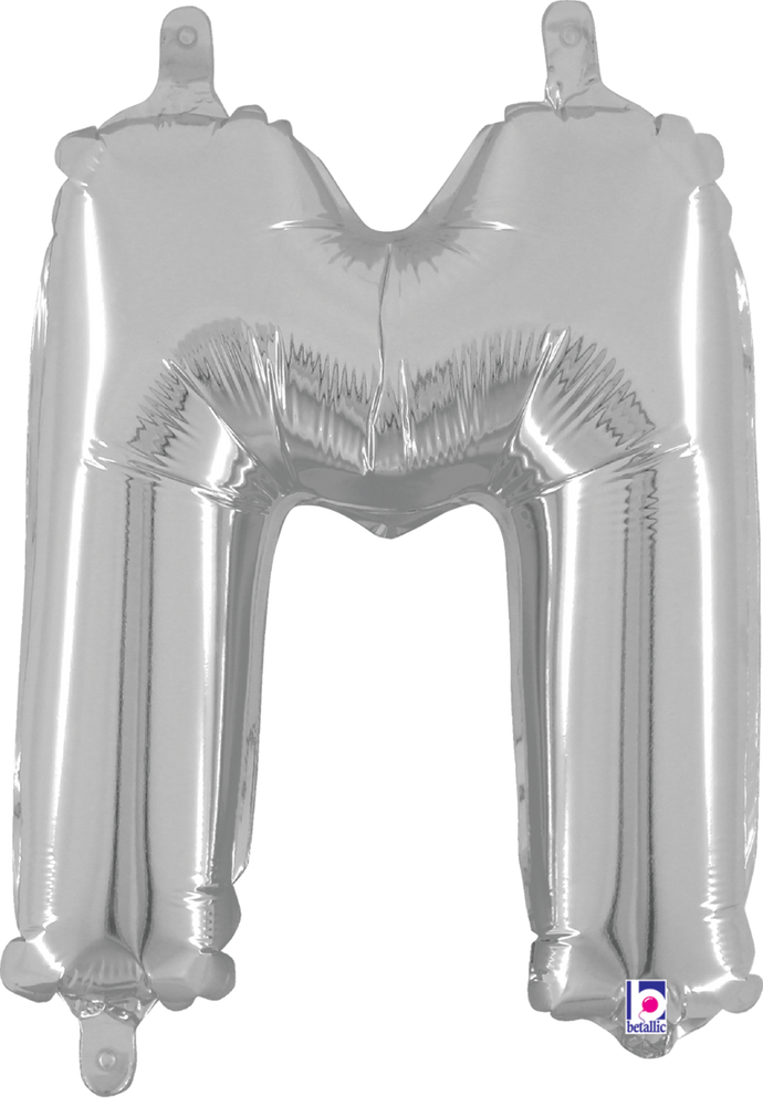 34913SP Letter M Silver 14in