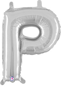 34916SP Letter P Silver 14in