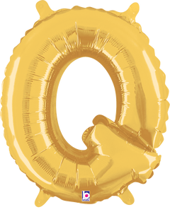 34917GP Letter Q Gold 14in
