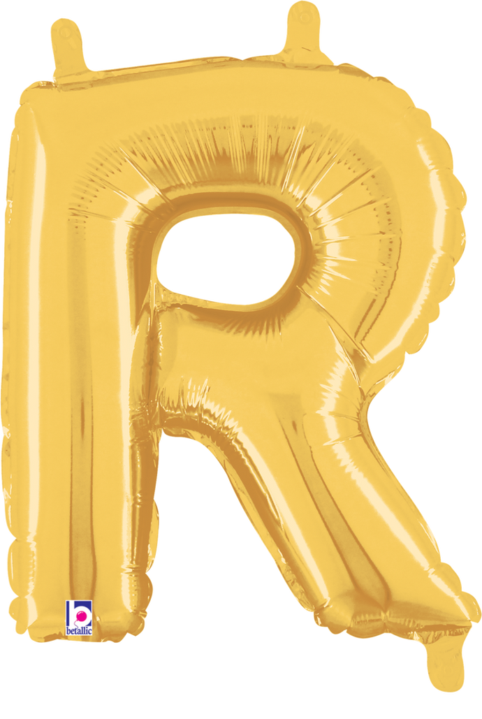 34918GP Letter R Gold 14in