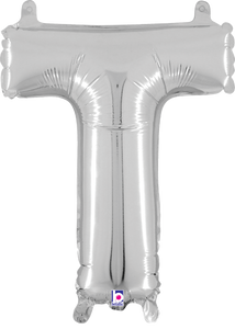34920SP Letter T Silver 14in