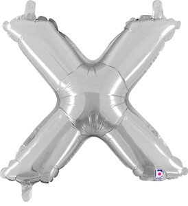 34925SP Letter X Silver 14in