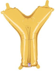34926GP Letter Y Gold 14in