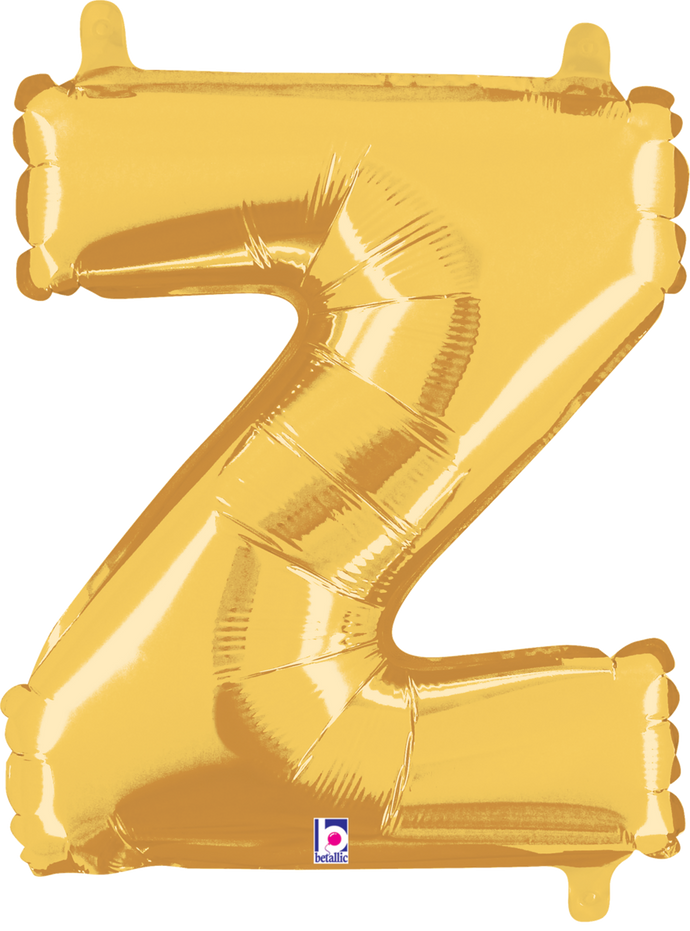 34927GP Letter Z Gold 14in