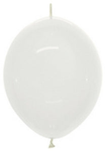 54011 Crystal Clear 12" Link-O-Loon Balloons (50ct)