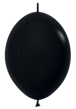 Load image into Gallery viewer, 54014 Deluxe Black 12&quot; Link-O-Loon Balloons (50ct)

