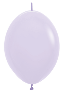 54178 Pastel Matte Lilac 12" Link-O-Loon Balloons (50ct)