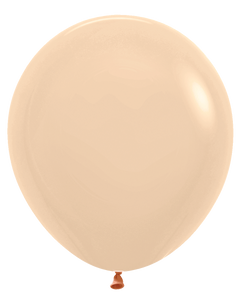 408545 Pastel Matte Malibu Peach 18" Round (25ct)