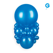 Load image into Gallery viewer, 053616 Gemar Metallic Blue 5&quot; Round (100ct)

