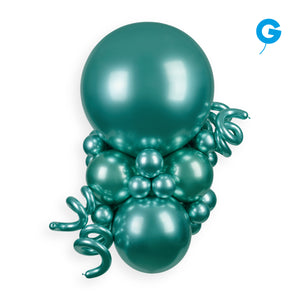 129359 Gemar Shiny Green 13" Round (25ct)