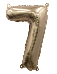 55444 Ellie's Glazed Gold Number "7" 32in