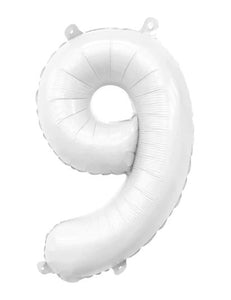 55486 Ellie's White Number "9"
