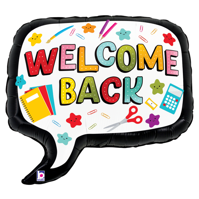 25309 Welcome Back Speech Bubble