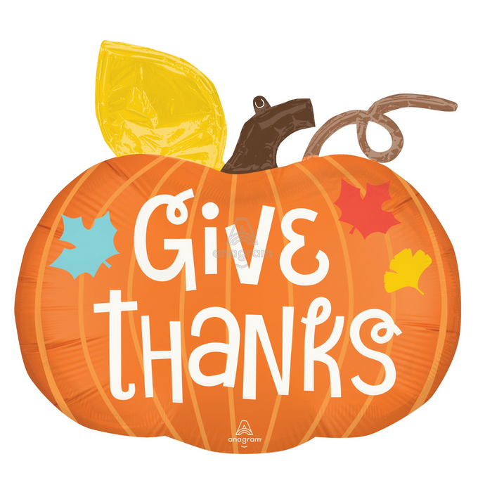 46117 Satin Give Thanks Pumpkin