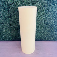 Load image into Gallery viewer, 36in x 12in Round Plinth Rental - Yellow
