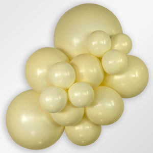 155111 Pastel Matte Yellow 18" Round (25ct)