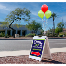 Load image into Gallery viewer, PermaShine® 3-Balloon Bouquet A-Frame Bracket Kit - Sign not included
